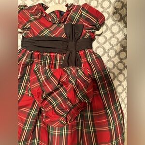 Baby girl Ralph Lauren dress with matching panties.